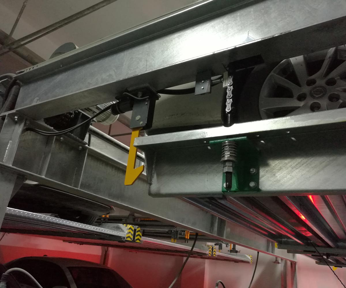 PSH4-D1負一正三帶地坑升降橫移式智能停車設備